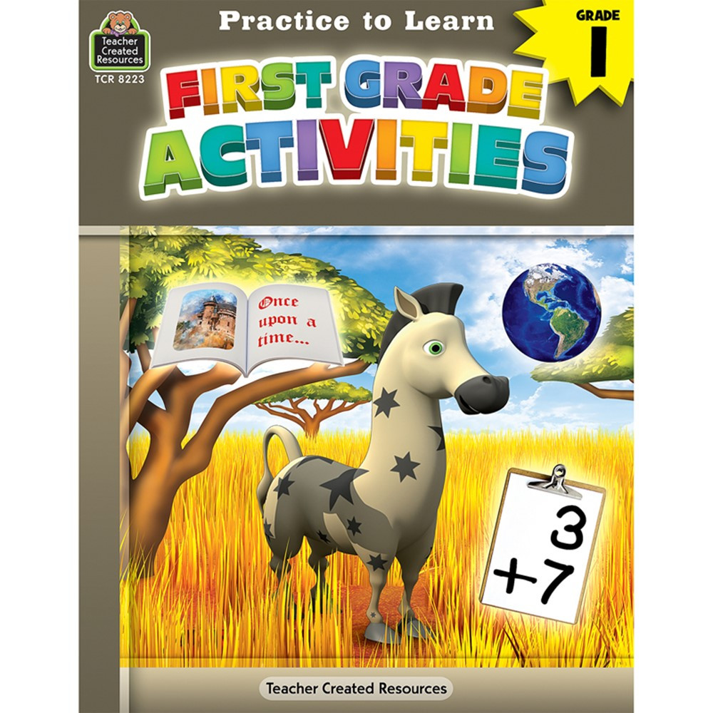 Practice to Learn: First Grade Activities Grade 1 - TCR8223 | Teacher Created Resources | Skill Builders