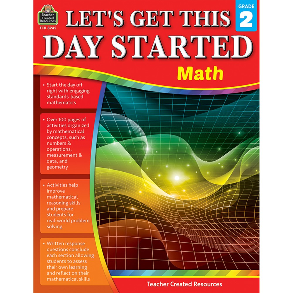 Let's Get This Day Started: Math Grade 2 - TCR8242 | Teacher Created Resources | Activity Books