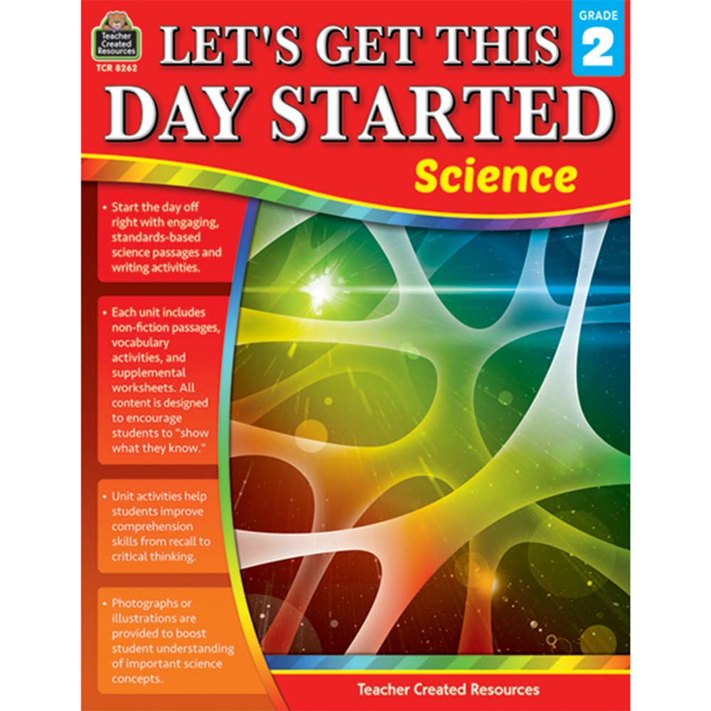 Lets Get This Day Started: Science Grade 2 - TCR8262 | Teacher Created Resources | Activity Books & Kits