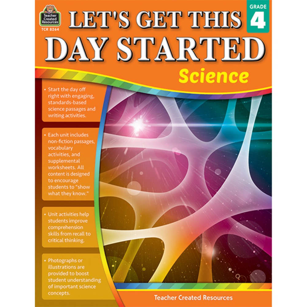 Lets Get This Day Started: Science Grade 4 - TCR8264 | Teacher Created Resources | Activity Books & Kits