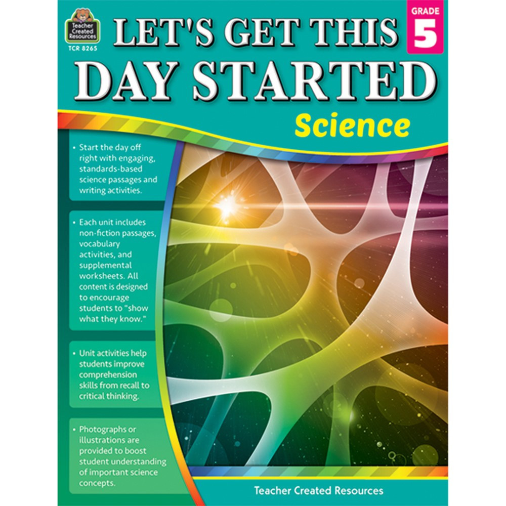 Lets Get This Day Started: Science Grade 5 - TCR8265 | Teacher Created Resources | Activity Books & Kits