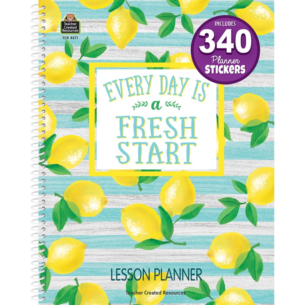 Lemon Zest Lesson Planner - TCR8271 | Teacher Created Resources | Plan & Record Books