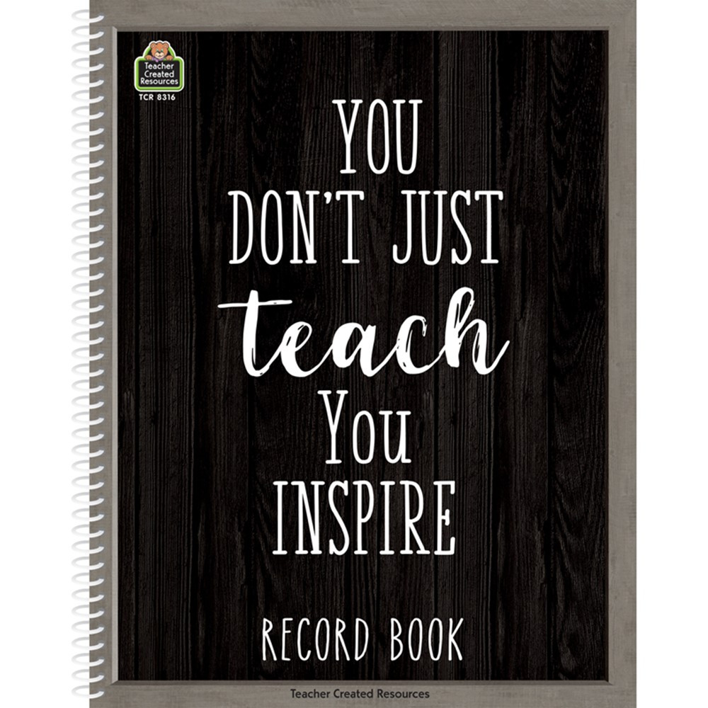 Modern Farmhouse Record Book - TCR8316 | Teacher Created Resources | Plan & Record Books