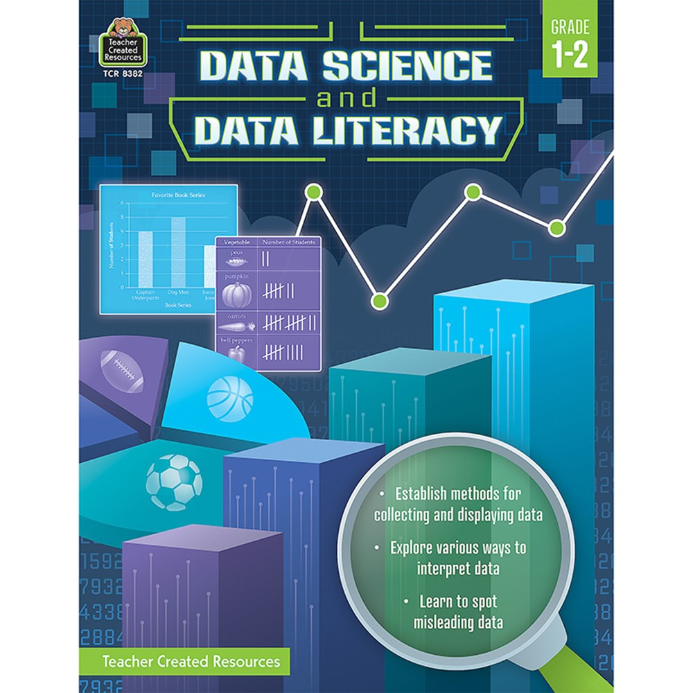 Data Science and Data Literacy, Grade 1-2 - TCR8382 | Teacher Created Resources | Graphing