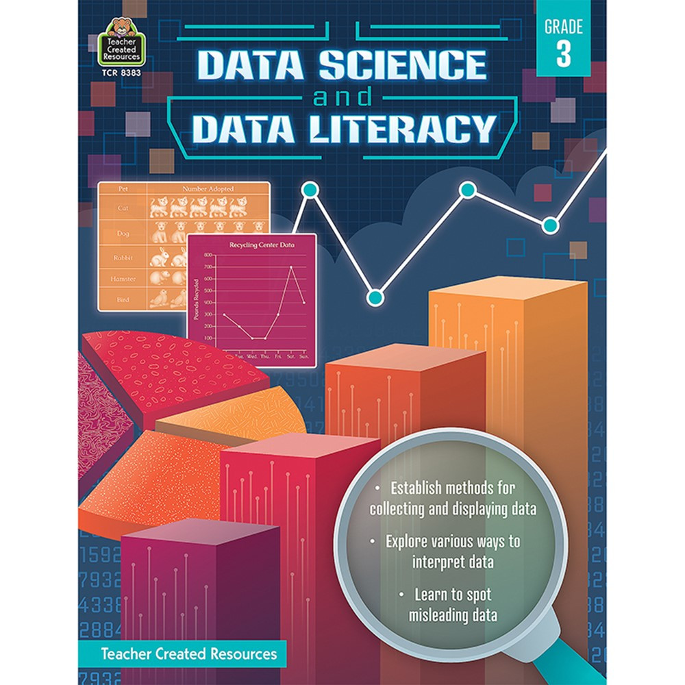Data Science and Data Literacy, Grade 3 - TCR8383 | Teacher Created Resources | Graphing