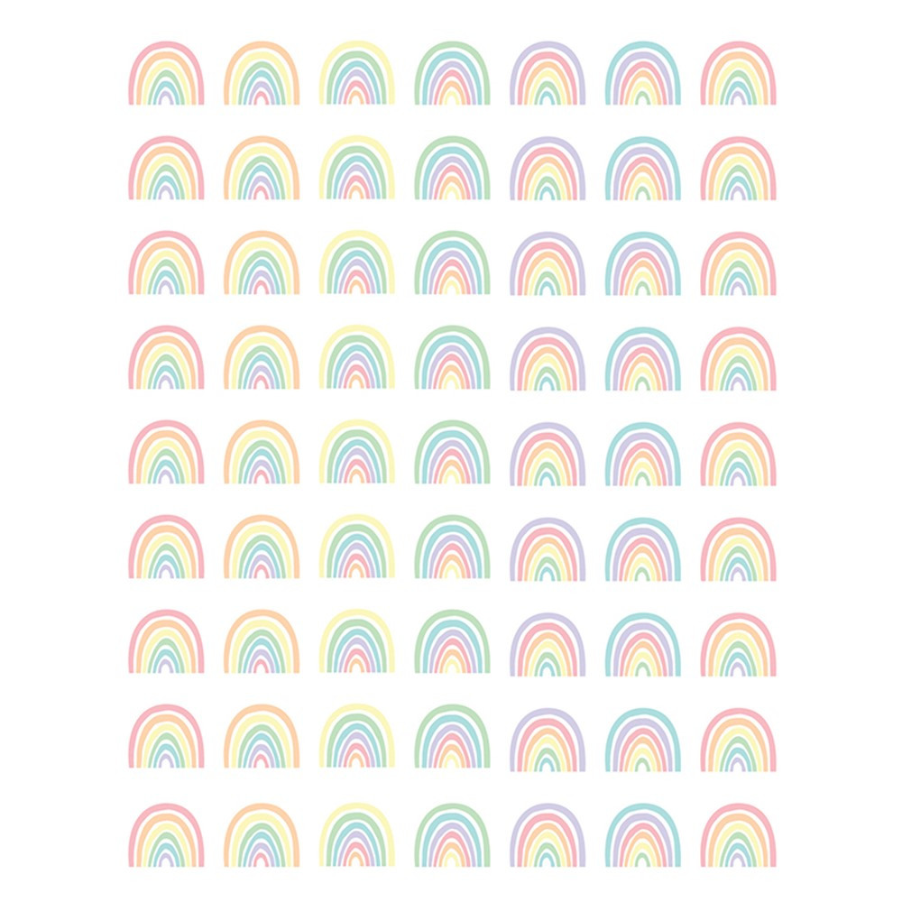 Pastel Pop Rainbows Mini Stickers - TCR8424 | Teacher Created Resources | Stickers