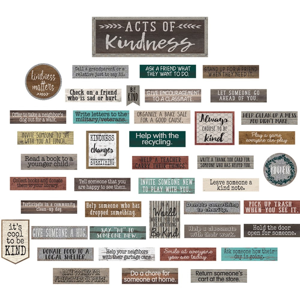 Home Sweet Classroom Acts of Kindness Bulletin Board Set - TCR8462 | Teacher Created Resources | Classroom Theme