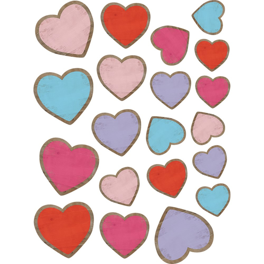 Home Sweet Classroom Hearts Accents, Assorted Sizes, Pack of 60 - TCR8465 | Teacher Created Resources | Accents