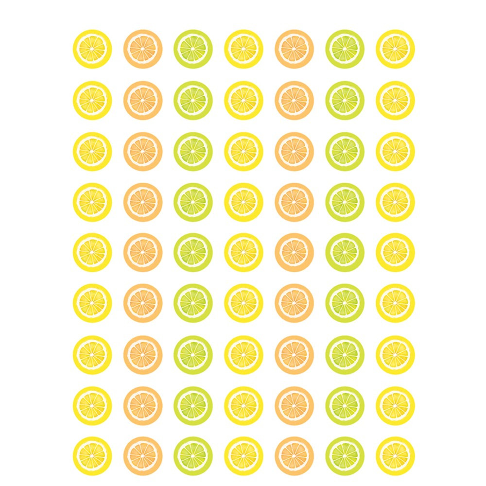 Lemon Zest Mini Stickers, Pack of 378 - TCR8485 | Teacher Created Resources | Stickers