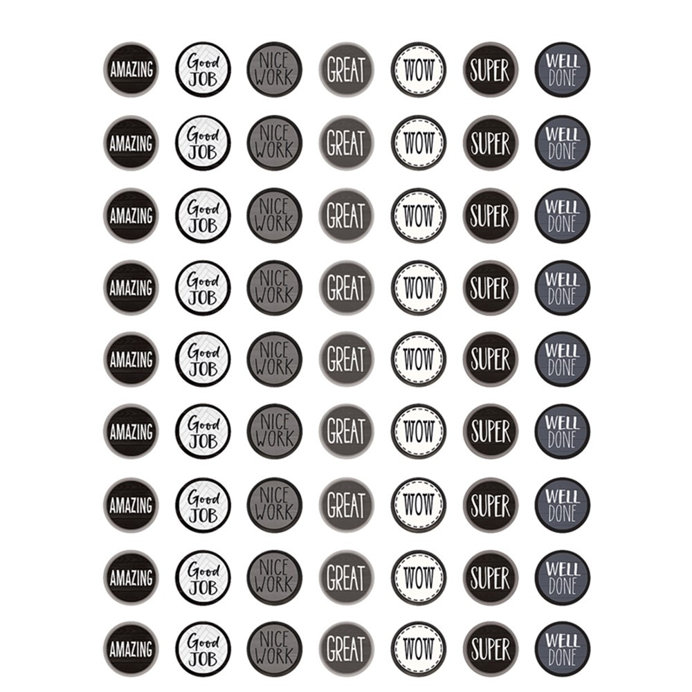 Modern Farmhouse Mini Stickers, Pack of 378 - TCR8523 | Teacher Created Resources | Stickers