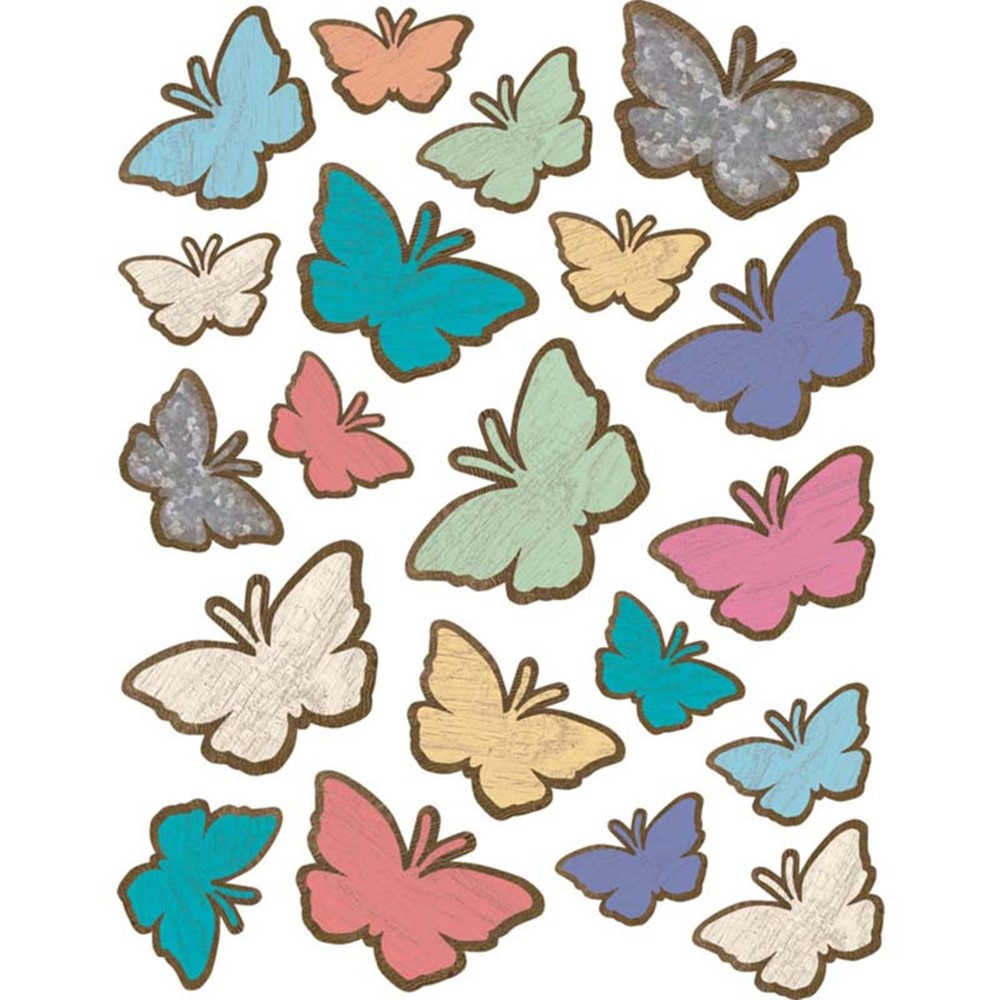 Home Sweet Classroom Butterflies Stickers, Pack of 120 - TCR8561 | Teacher Created Resources | Stickers