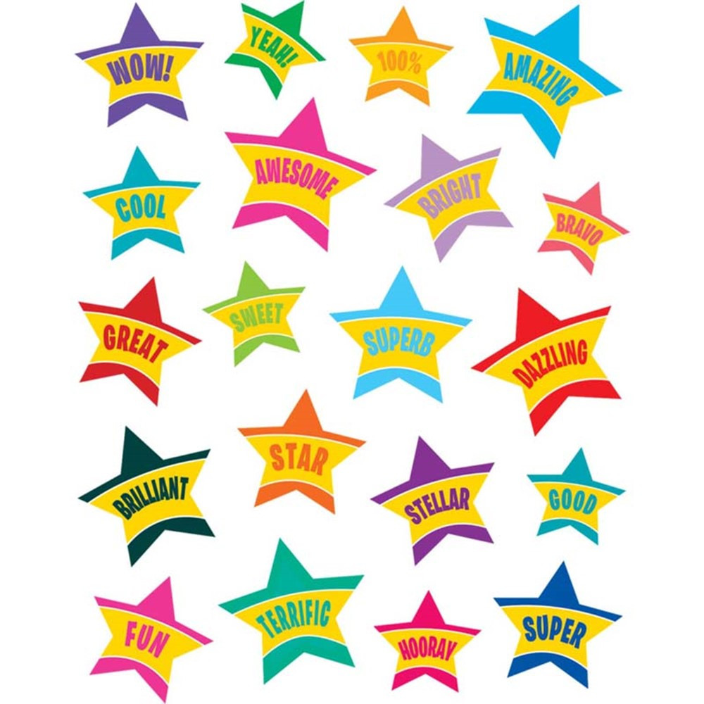 Star Rewards Stickers, Pack of 120 - TCR8586 | Teacher Created Resources | Stickers