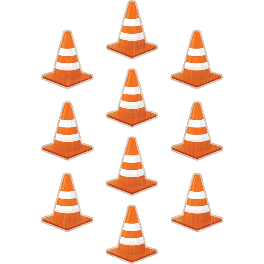 Under Construction Cones Accents - TCR8745 | Teacher Created Resources | Accents