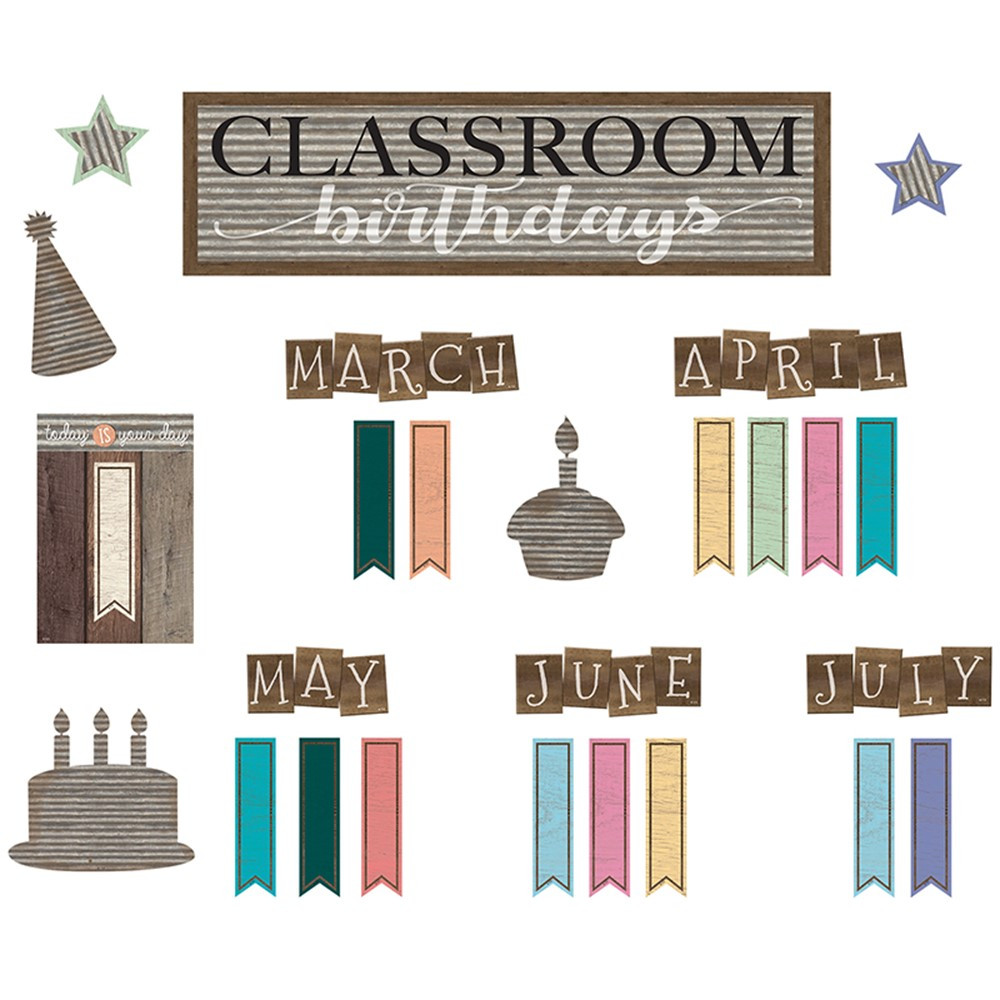 TCR8817 - Classroom Birthday Mini Bb St Home Sweet Classroom in Classroom Theme