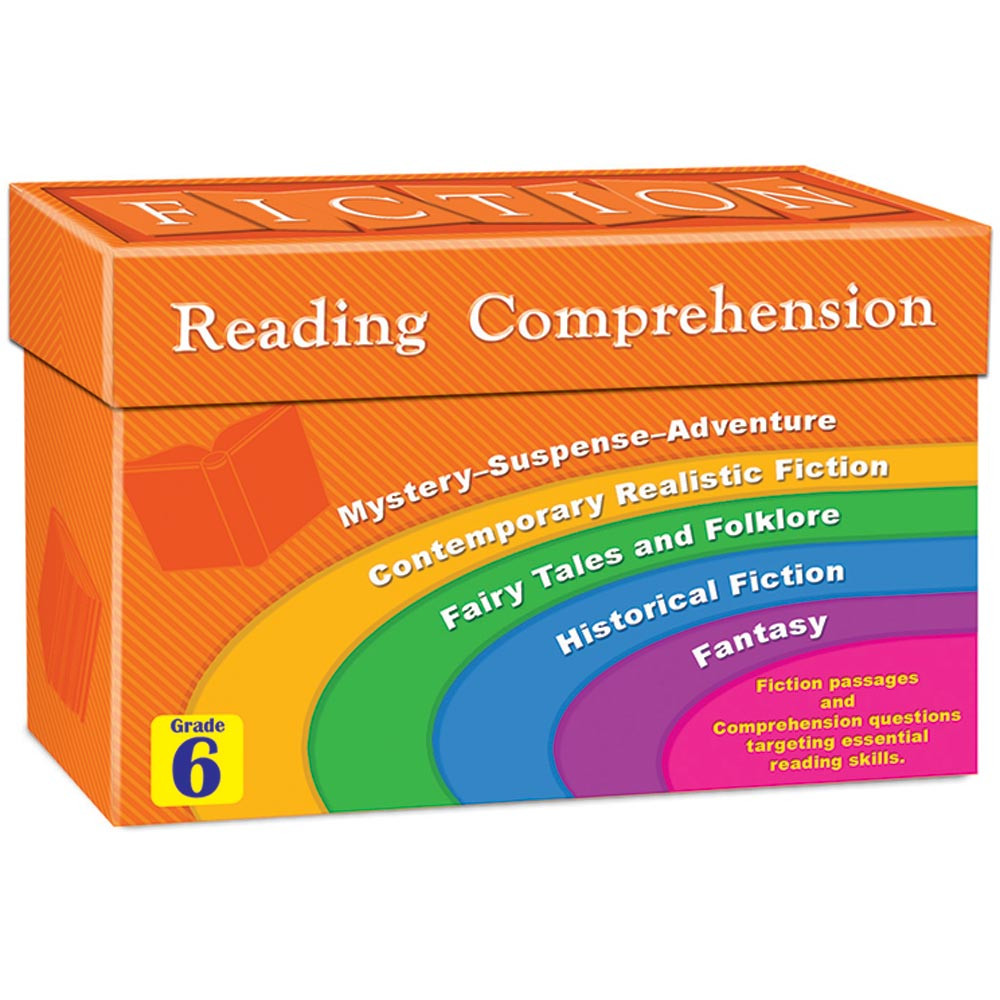 TCR8876 - Fiction Reading Comprehension Cards Gr 6 in Comprehension