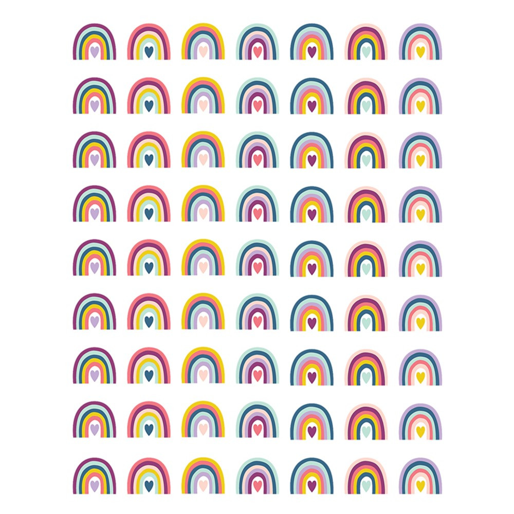 Oh Happy Day Rainbows Mini Stickers, Pack of 378 - TCR9055 | Teacher Created Resources | Stickers