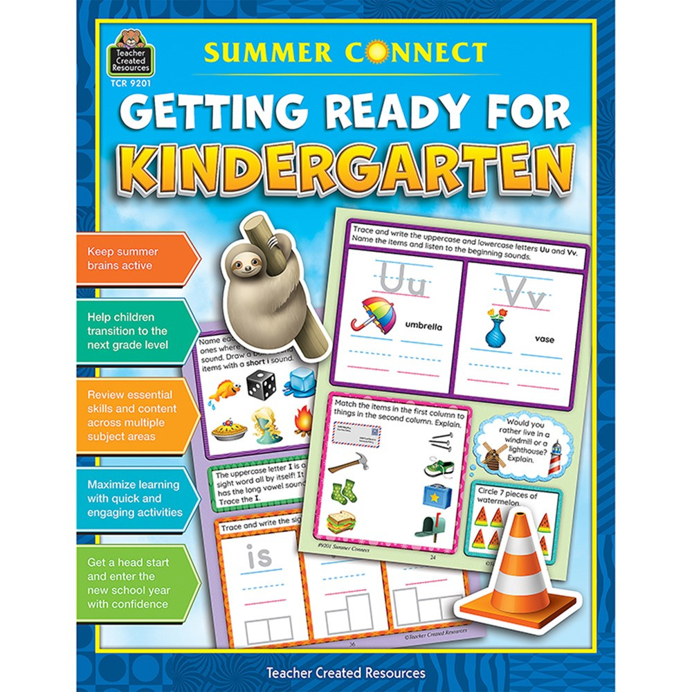 Summer Connect: Getting Ready For Kindergarten - TCR9201 | Teacher Created Resources | Skill Builders
