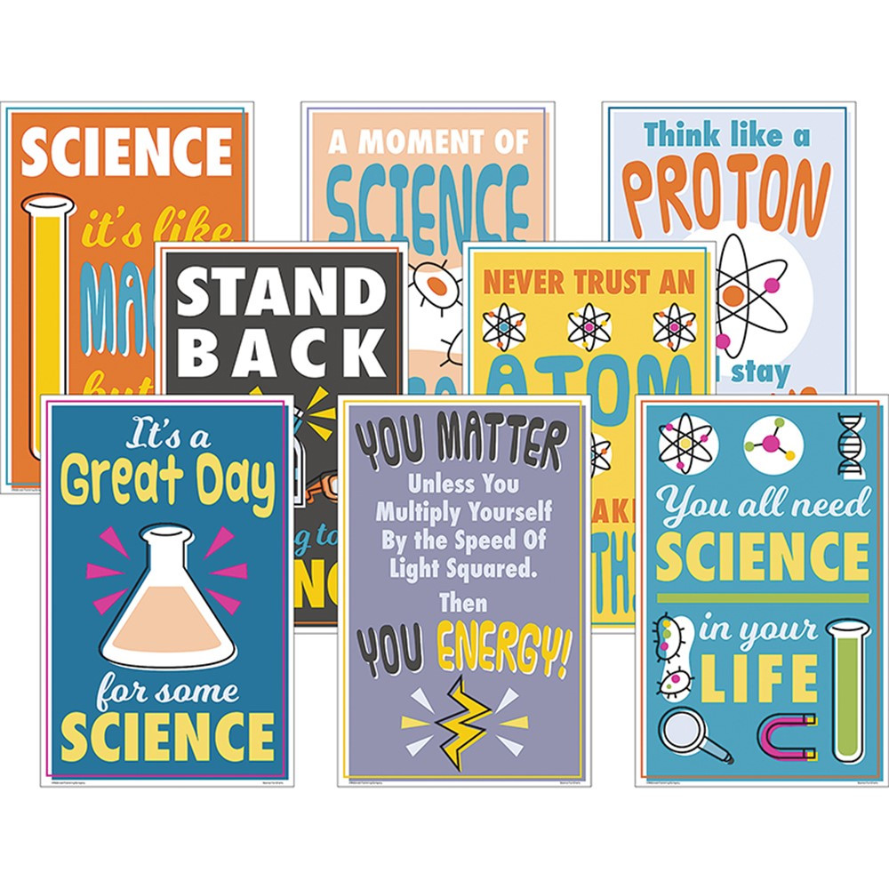 Science Fun Charts, Set of 8 - TCRP175 | Teacher Created Resources | Science