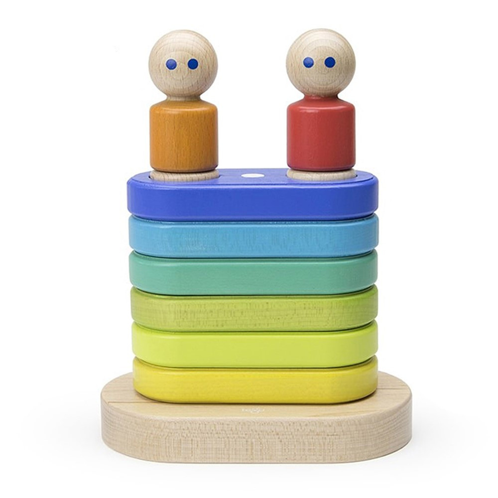 TEGSTABGY801T - Magnetic Floating Stacker Rainbow in Blocks & Construction Play
