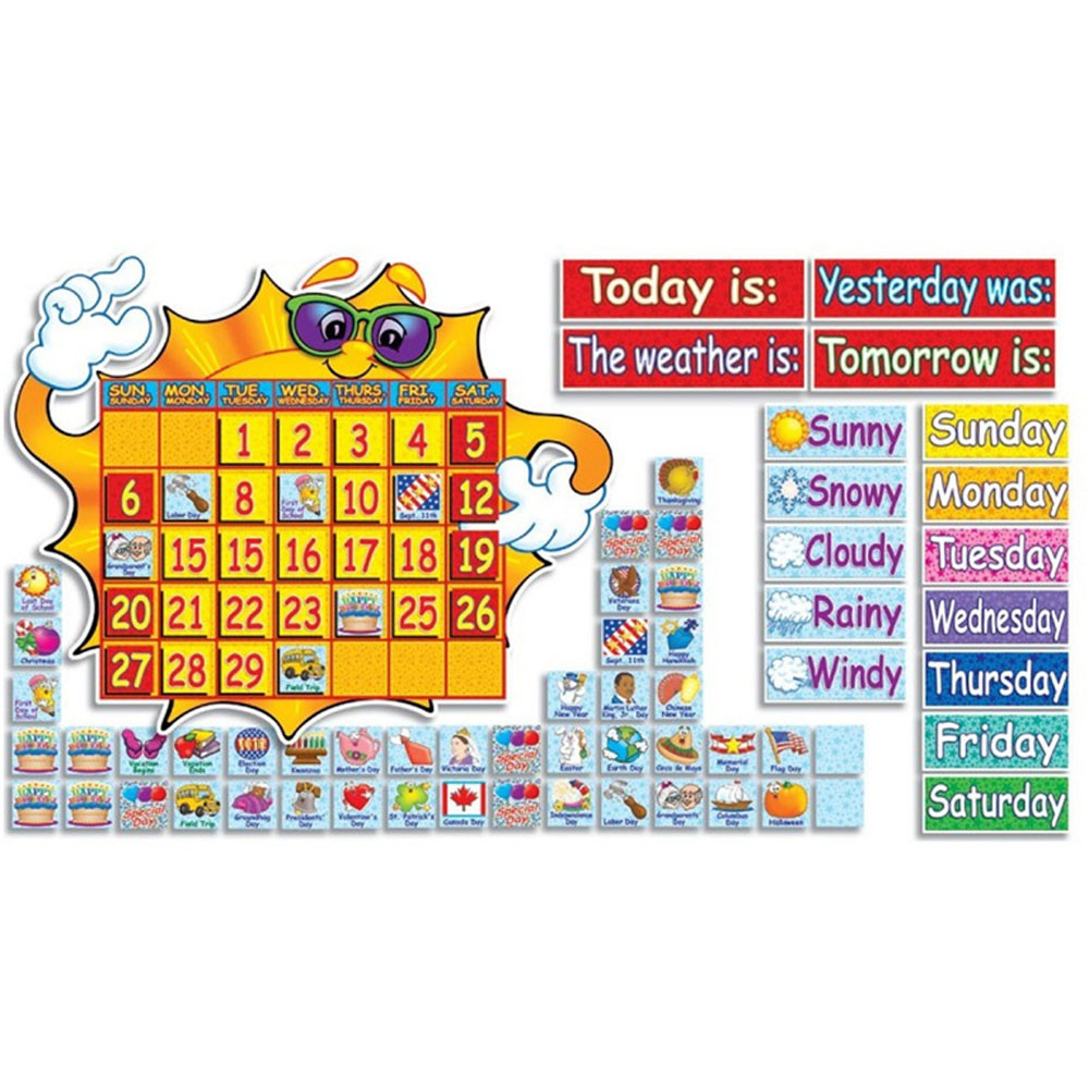 Super Sunshine Calendar Bb TF3105 Scholastic Teaching Resources