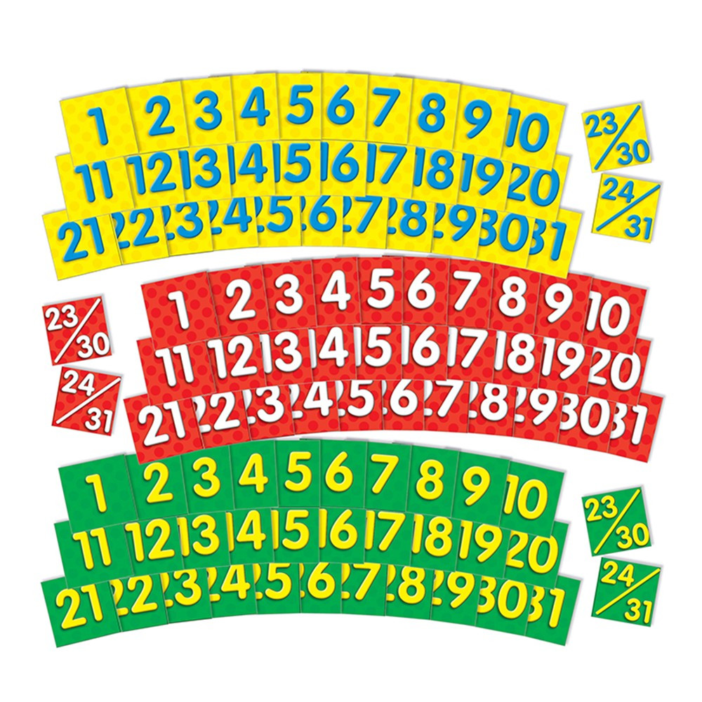 Yellow Calendar Pocket Chart