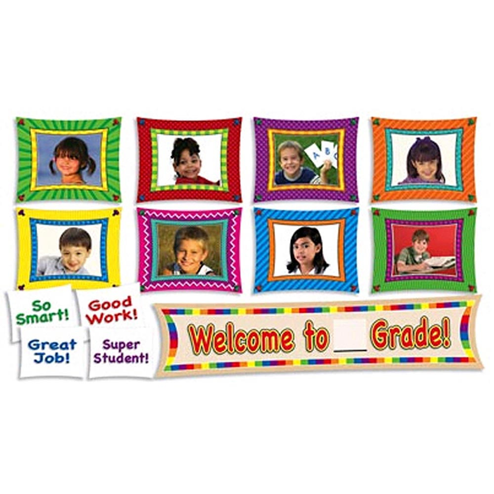 TF-8054 - Mini Bulletin Board Set Welcome To _ Gr in Miscellaneous