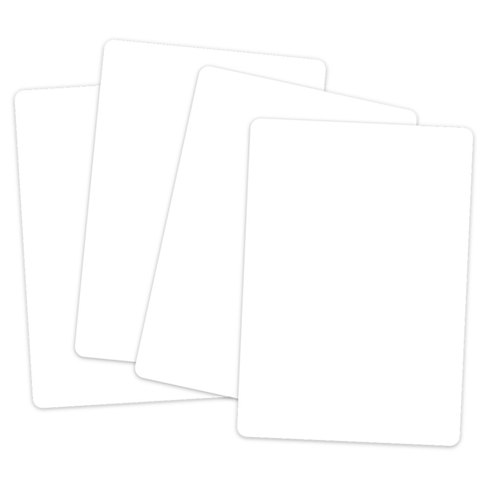 Blank Playing Cards, White, Pack of 52 - TOP354 | Top Notch Teacher Products | Card Games