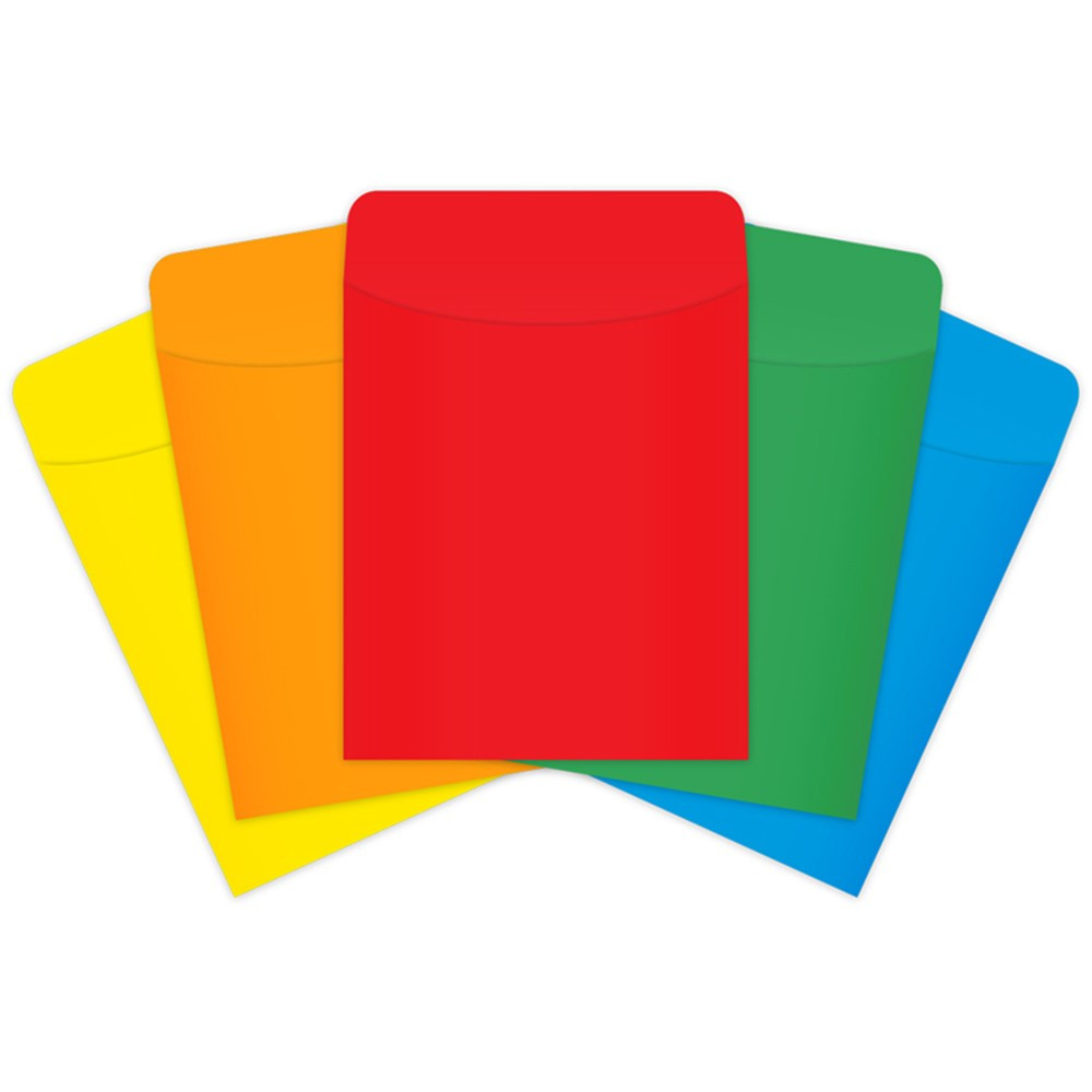 Assorted Color Library Cards by Top Notch Teacher