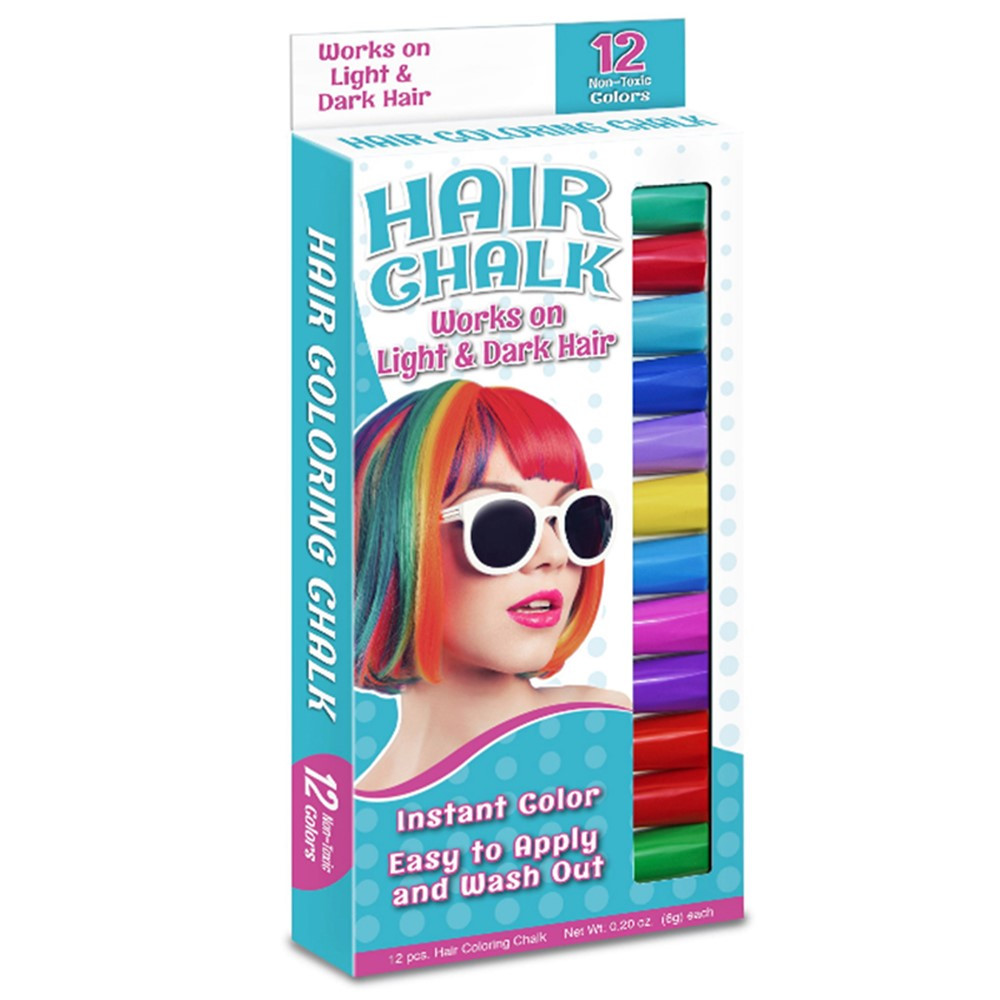 Hair Coloring Chalk, 12 Colors - TPG683 | The Pencil Grip | Chalk