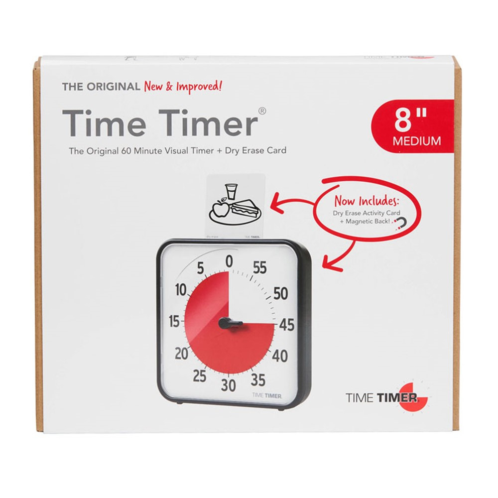 Original Timer 8 Inch (Medium) - TTMTT08BW | Time Timer | Timers