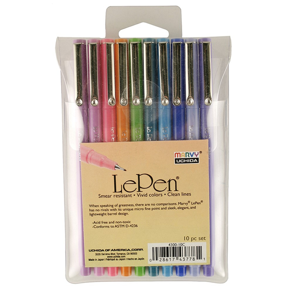 UCH430010C - Lepen Bright 10 Colors in Pens