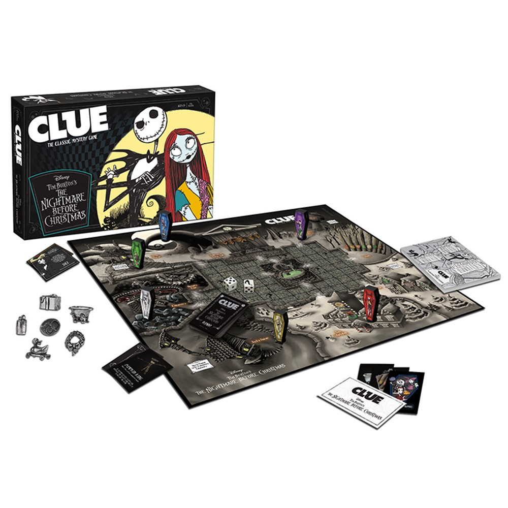 CLUE: Disney Tim Burton's The Nightmare Before Christmas - USACL004261 | Usaopoly Inc | Games