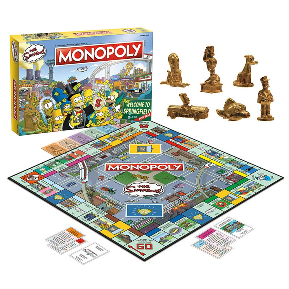 MONOPOLY: The Simpsons - USAMN006025 | Usaopoly Inc | Games