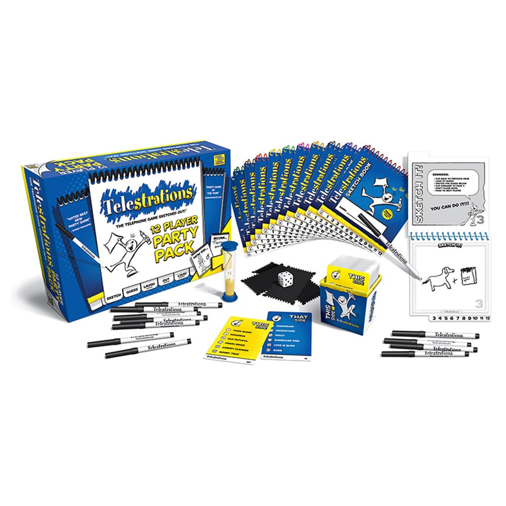Telestrations 12 Player: The Party Pack - USAPG000318 | Usaopoly Inc | Games
