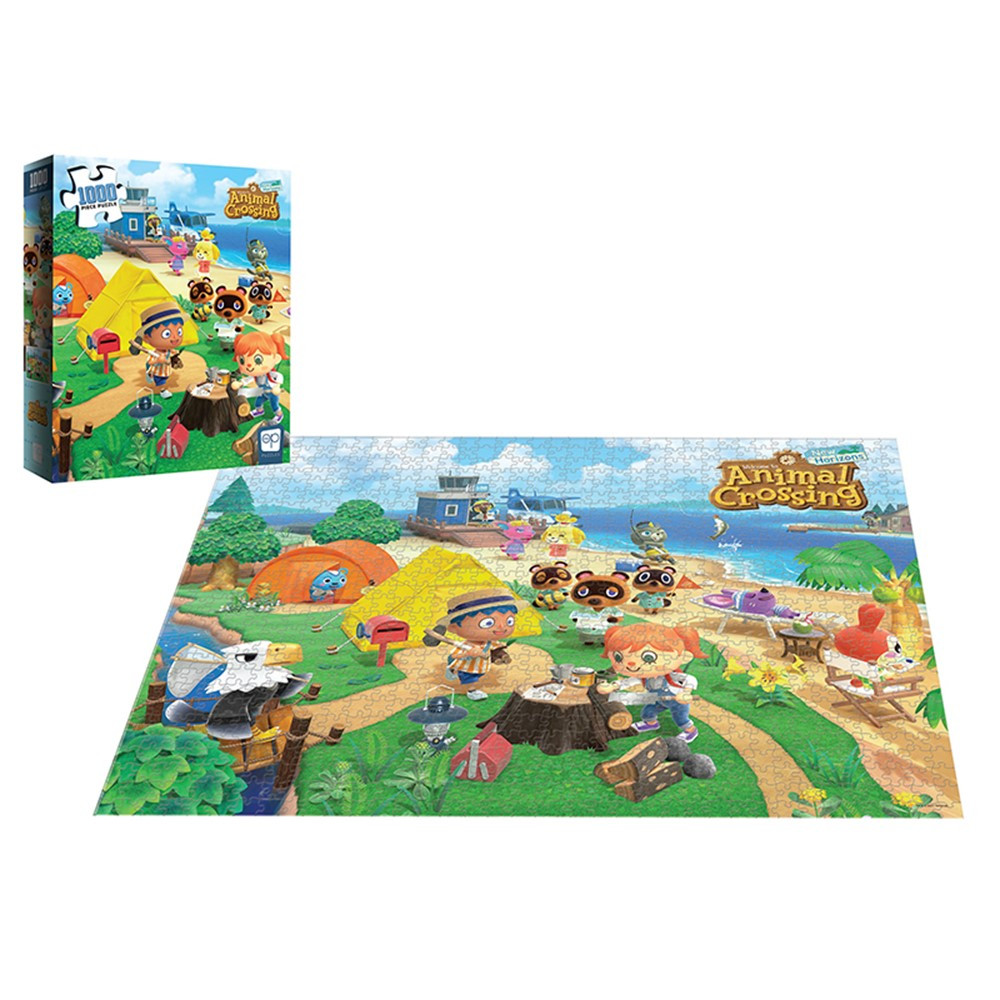Animal Crossing: New Horizons Welcome to Animal Crossing" 1000-Piece Puzzle - USAPZ005732 | Usaopoly Inc | Puzzles"