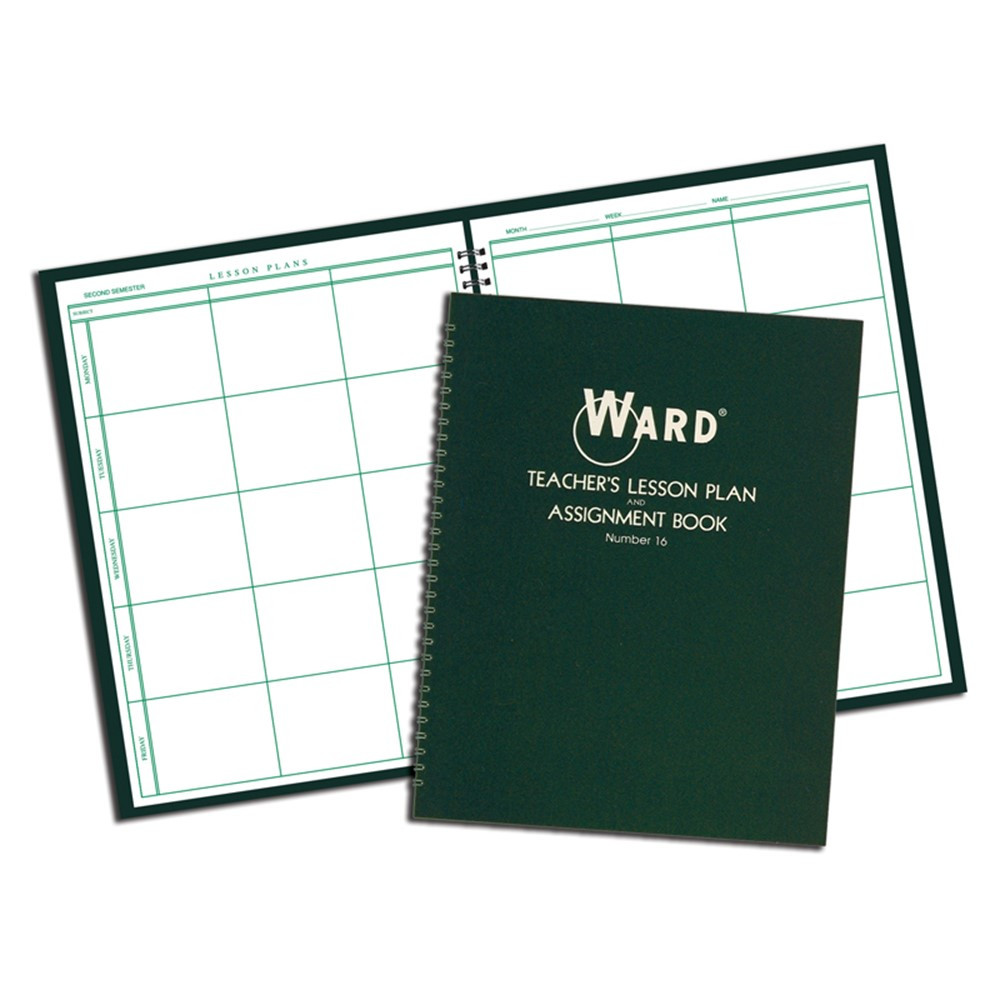 WAR16 - Teacher Plan Book 6 Period in Plan & Record Books