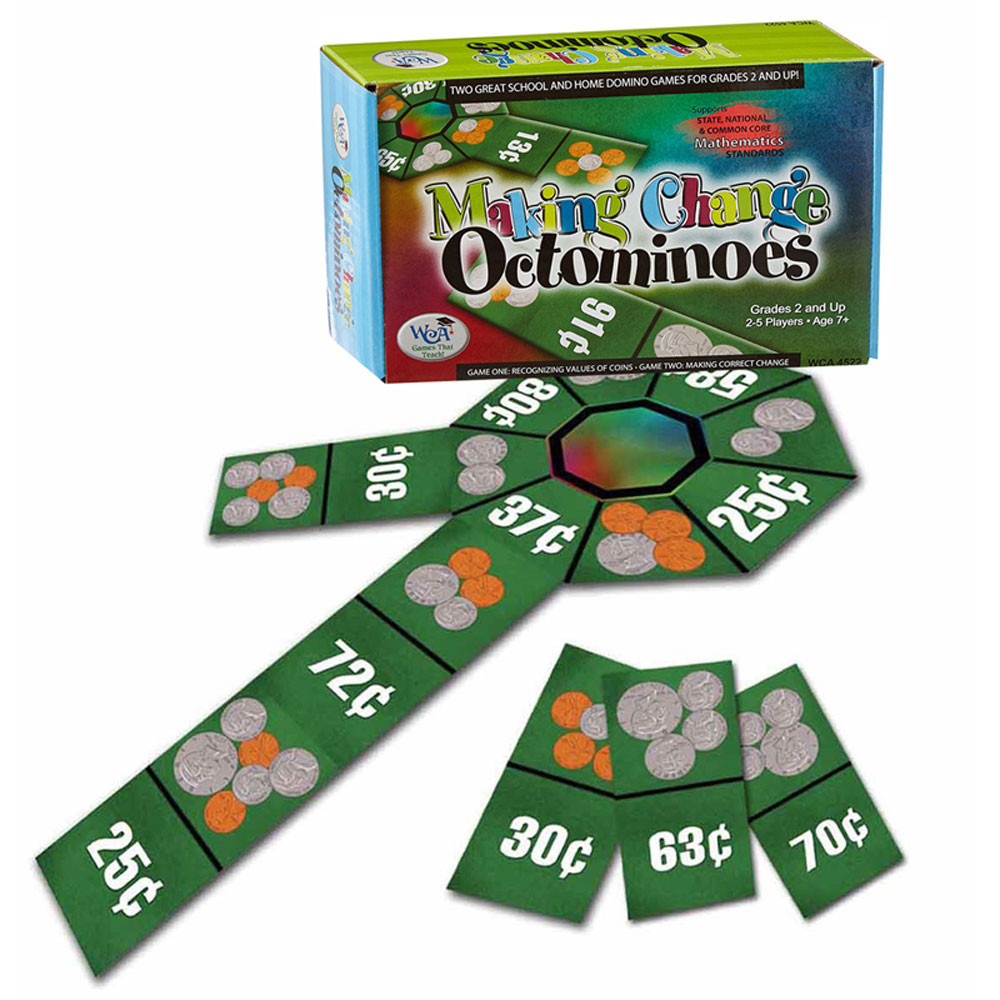 WCA4522 - Making Change Octominoes Game in Dominoes