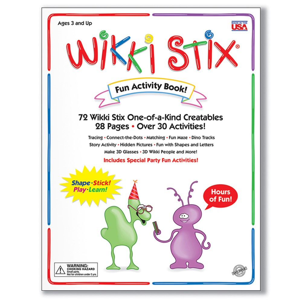 WKX109 - Wikki Stix Fun Activity Book in Art Activity Books