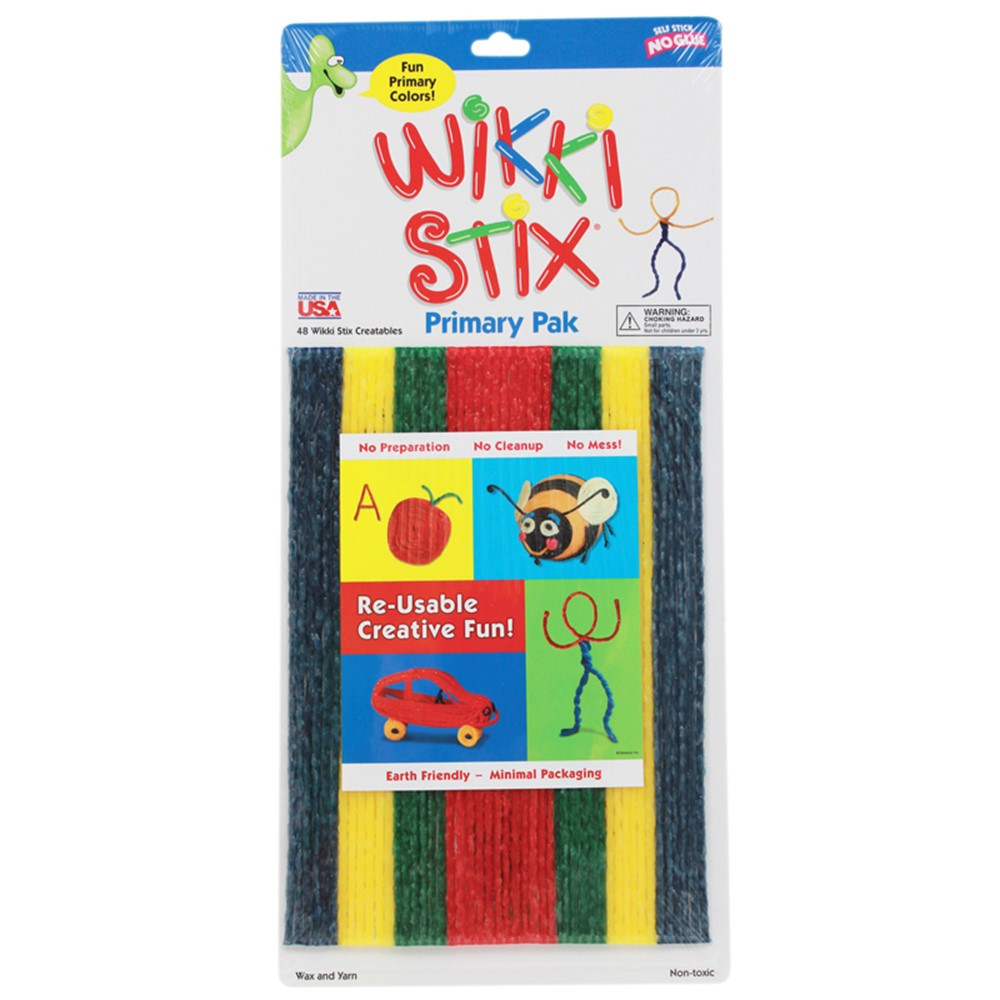 WKX803 - Wikki Stix Primary Colors in Art & Craft Kits