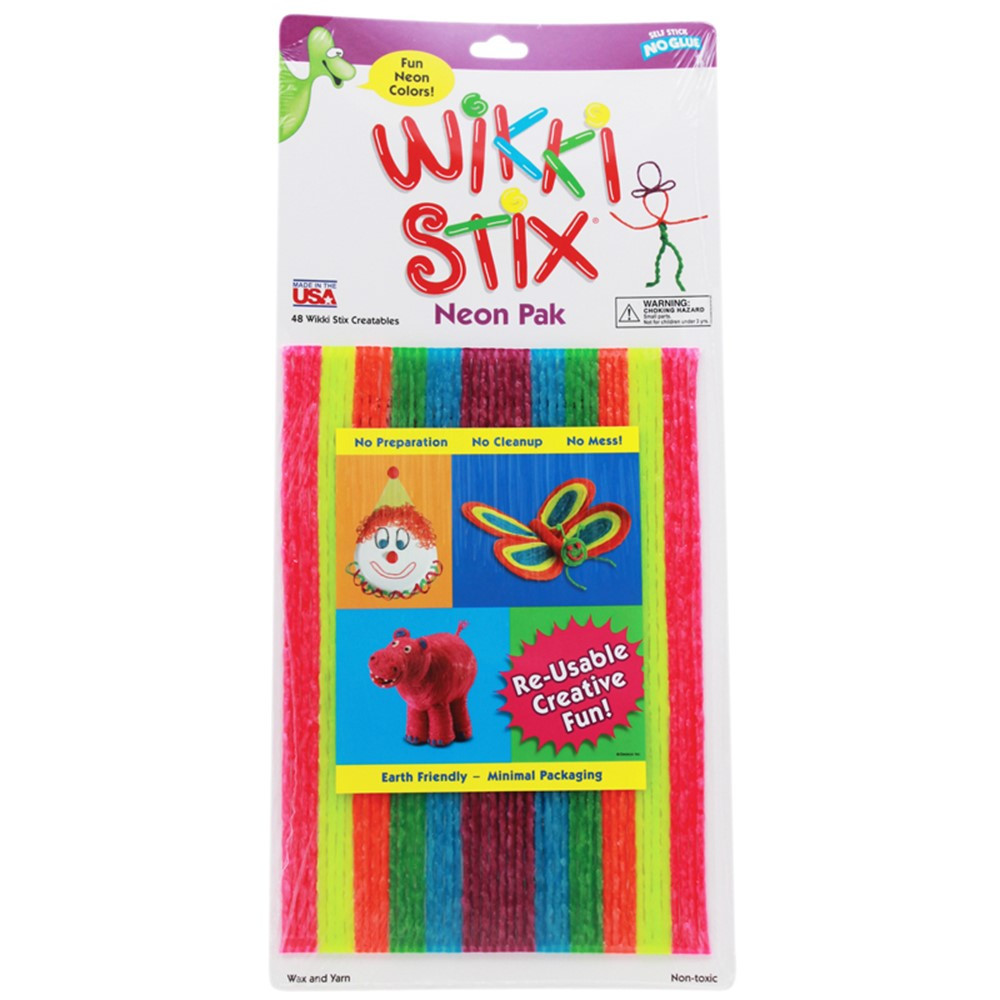 WKX804 - Wikki Stix Neon Colors in Art & Craft Kits