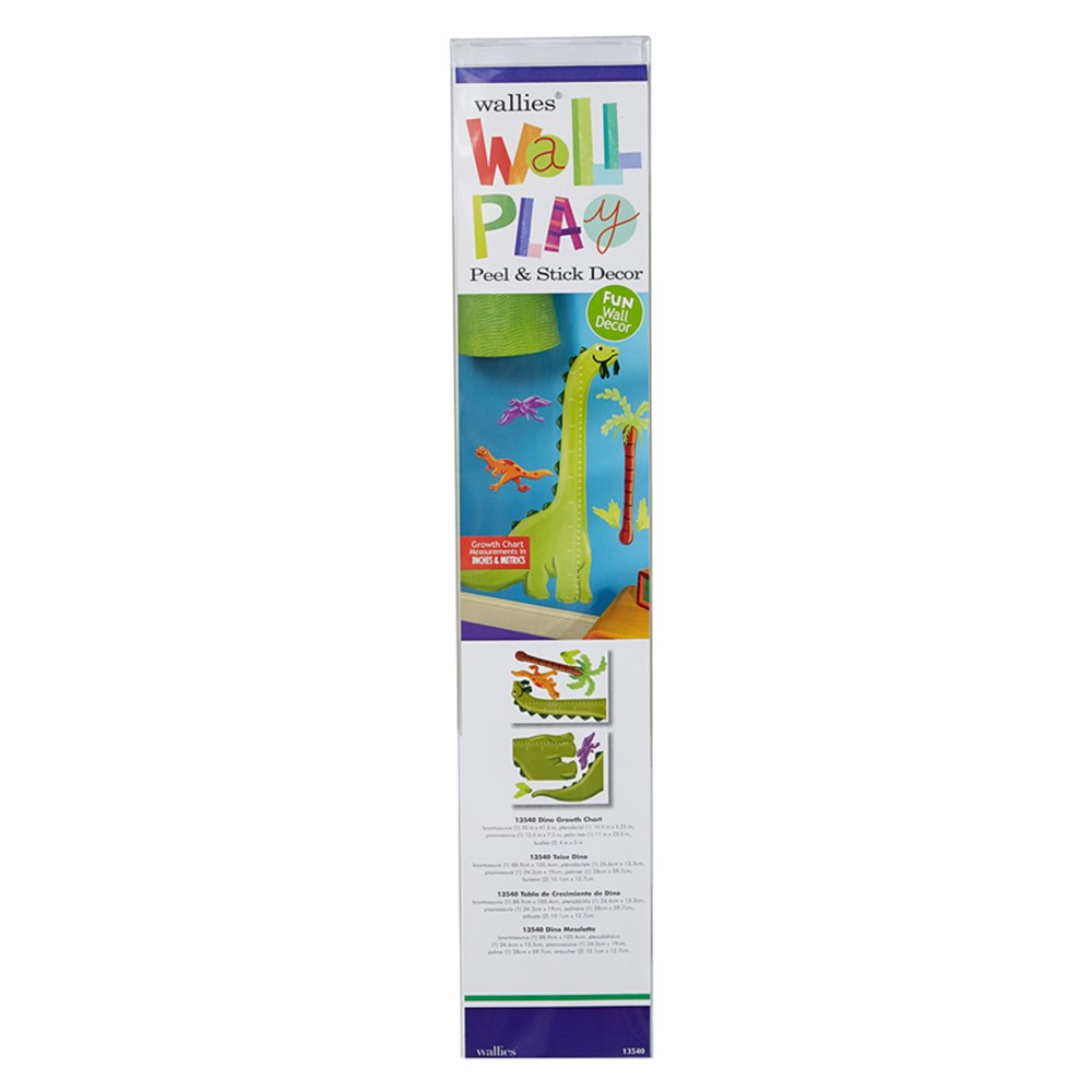 Dino Growth Chart Vinyl Mural - WLE13540 | The Mccall Pattern Company Inc | Accents