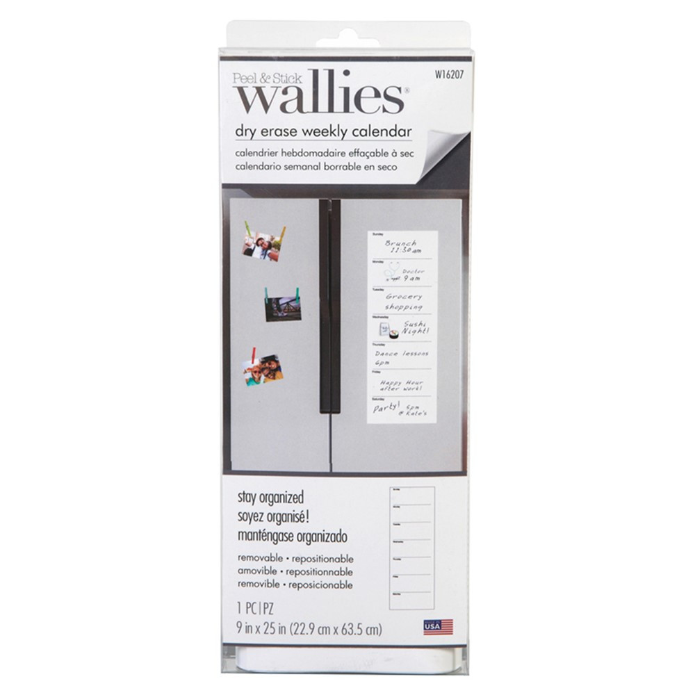 Dry Erase Weekly Wall Calendar, 9 x 25" - WLE16207 | The Mccall Pattern Company Inc | Calendars"
