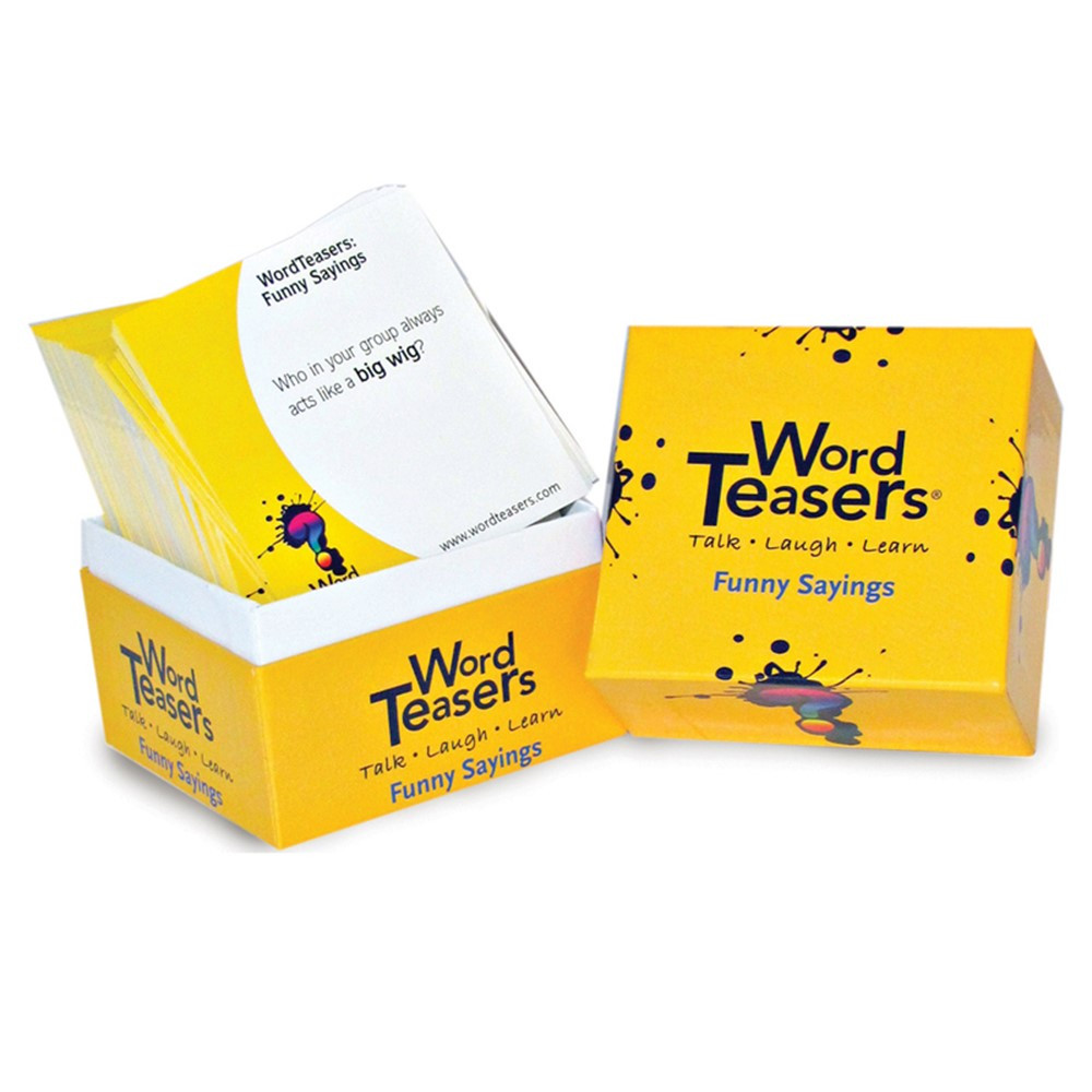 WT-7212 - Wordteasers Flash Cards Funny Sayings in Language Skills
