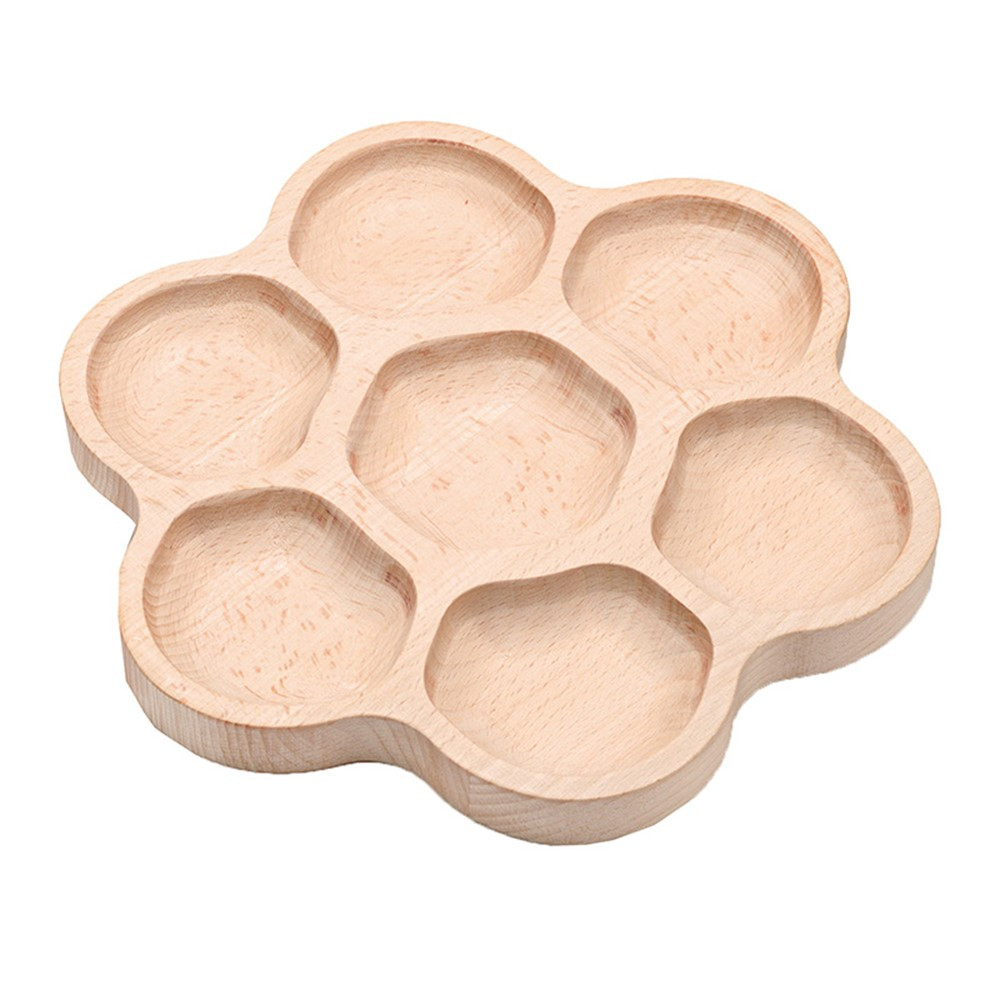 Natural Flower Tactile Tray, 6-Section - YUS1162 | Yellow Door Us Llc | Sorting