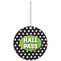 ASH10319 - B W Dots Hall Pass in Hall Passes