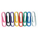 BAUMES5000 - Vinyl Coated Paper Clips No 1 Size 100Pk in Clips