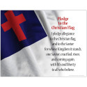 BCPLL1034SCH - Pledge To The Christian Flag Chart in Inspirational