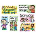 CD-110109 - Good Manners Matter Mini Bulletin Board Set in Social Studies