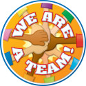 CD-188012 - We Are A Team Two Sided Decorations in Two Sided Decorations