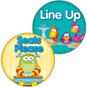 CD-188055 - Line Up Seats Please Two Sided Decorations in Two Sided Decorations